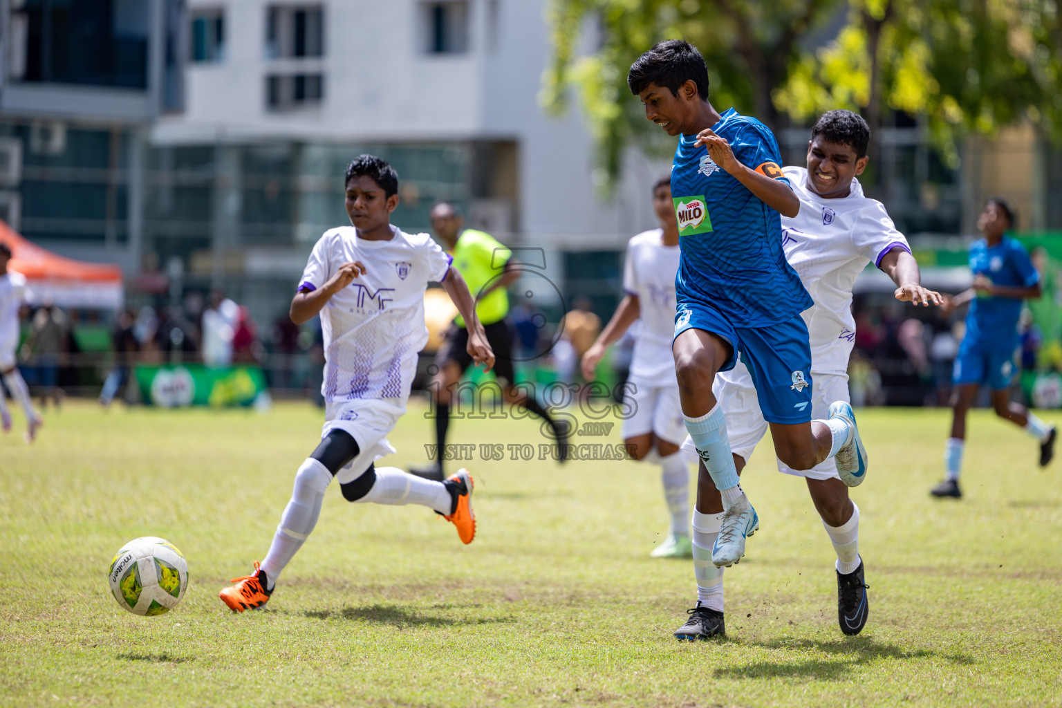 Day 3 of MILO Academy Championship 2024 (U-14) was held in Henveyru Stadium, Male', Maldives on Saturday, 2nd November 2024.
Photos: Hassan Simah / Images.mv