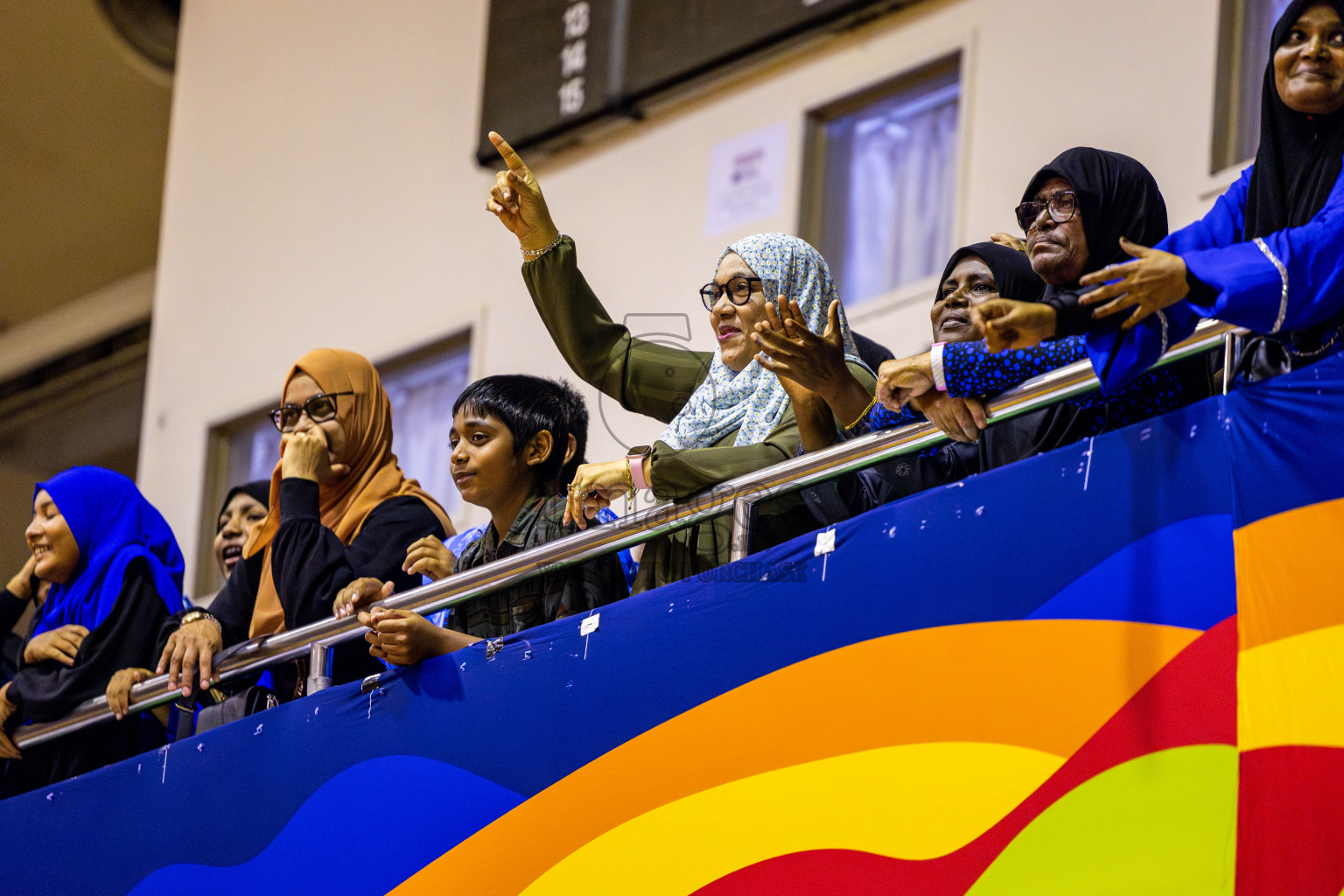 Finals of Interschool Volleyball Tournament 2024 was held in Social Center at Male', Maldives on Friday, 6th December 2024. Photos: Nausham Waheed / images.mv