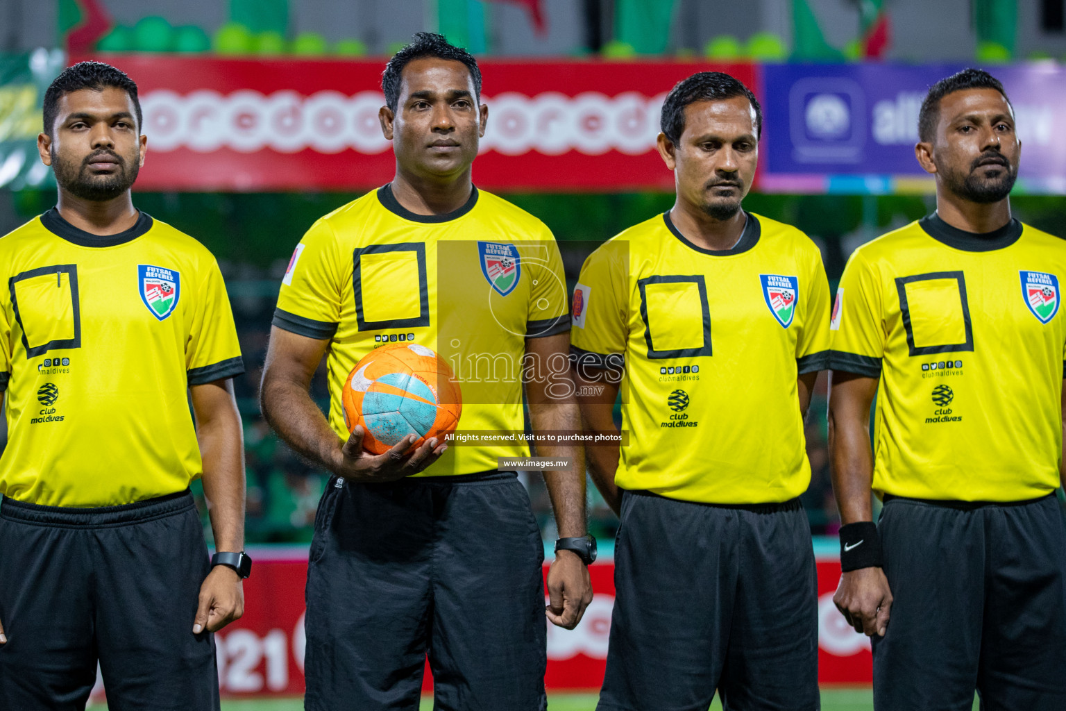 Team FSM vs Club HDC in the Quarter Finals of Club Maldives 2021 held at Hulhumale;, on 12th December 2021 Photos: Ismail Thoriq / images.mv