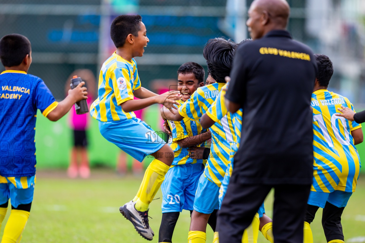 Under 12 United Victory vs Valancia on day 3 of Dhivehi Youth League 2024 held at Henveiru Stadium on Saturday, 23rd November 2024. Photos: Nausham Waheed/ Images.mv