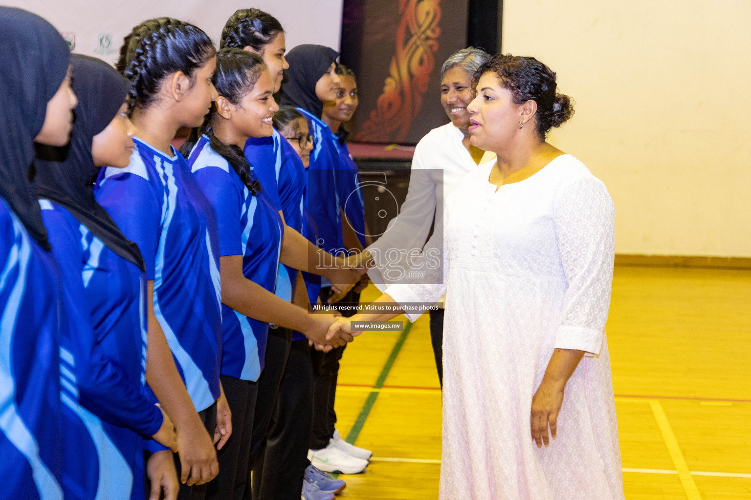 24th Interschool Netball Tournament 2023 was held in Social Center, Male', Maldives on 27th October 2023. Photos: Nausham Waheed / images.mv