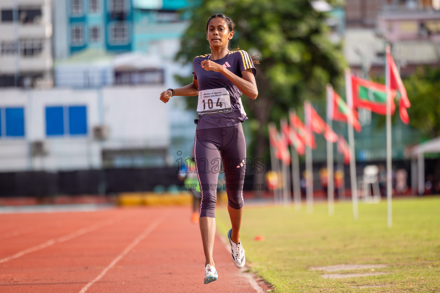 Day 2 of 33rd National Athletics Championship was held in Ekuveni Track at Male', Maldives on Friday, 6th September 2024. Photos: Shuu Abdul Sattar / images.mv