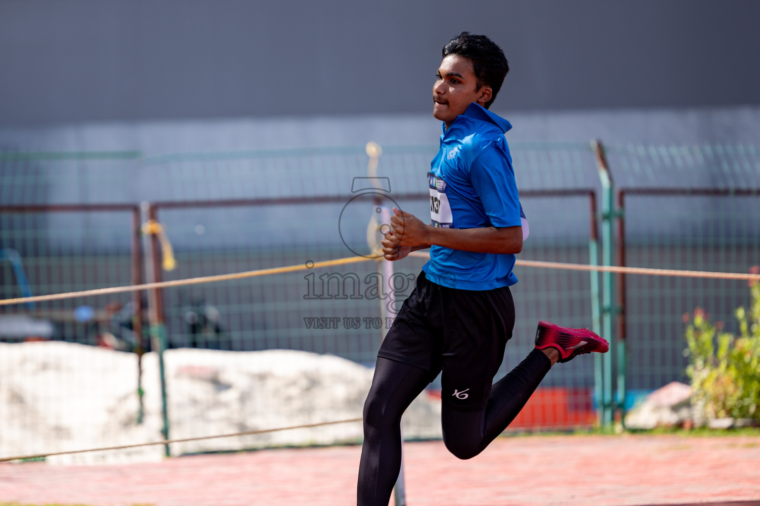 Day 2 of MWSC Interschool Athletics Championships 2024 held in Hulhumale Running Track, Hulhumale, Maldives on Sunday, 10th November 2024. 
Photos by:  Hassan Simah / Images.mv