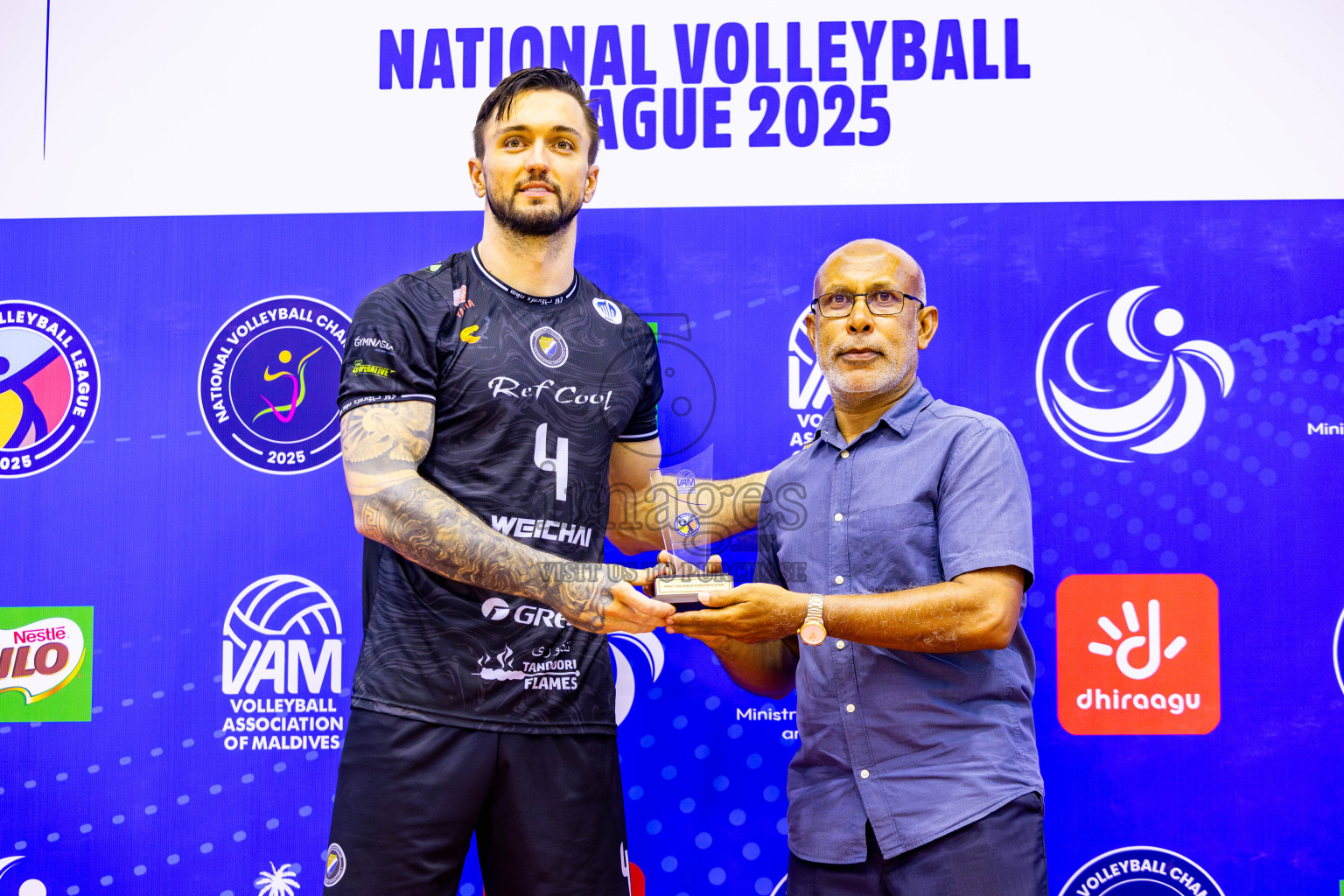 Dhivehi Sifainge Club vs Club HDC in the Final of MILO VAM Cup 2025 held in Male', Maldives on Wednesday, 2nd July 2025 at Social Center Indoor Hall Photos By: Nausham Waheed / images.mv