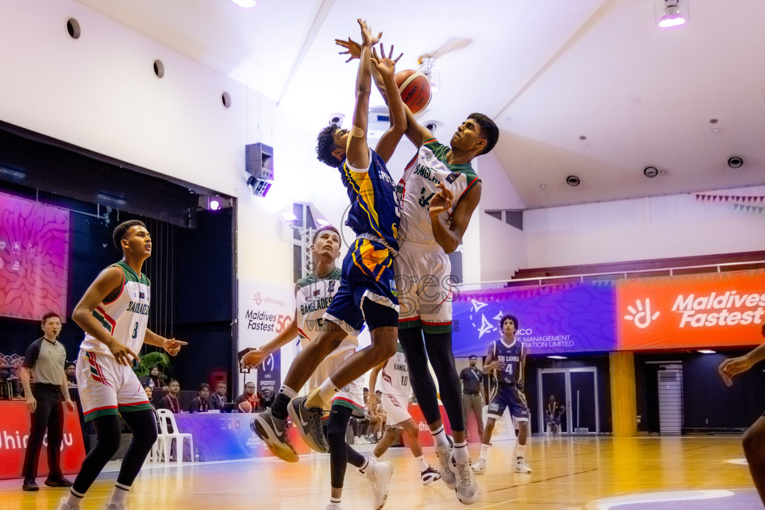 Day 2 of Under 16 Asian Cup SABA Qualifiers 2025 was held in Social Center, Male', Maldives on Friday, 13th June 2025. Photos: Nausham Waheed / images.mv