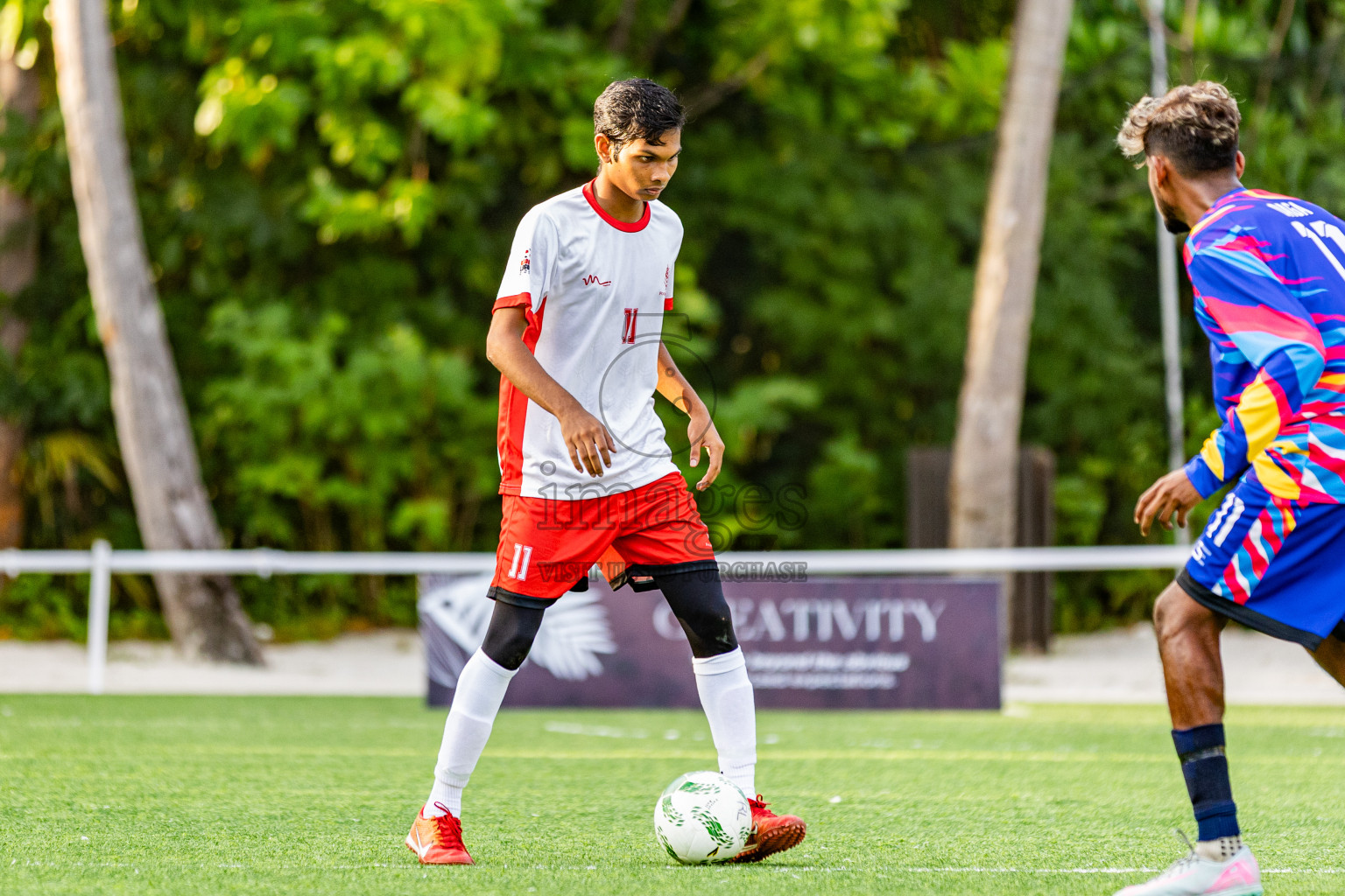 FSM Kuda Huraa vs Oaga in Resort League 2025 (North Male Zone) day 6 was held on Monday, 8th September 2025 in One And Only Reethi Rah Maldives Resort, Photos: Areef Adam / images.mv