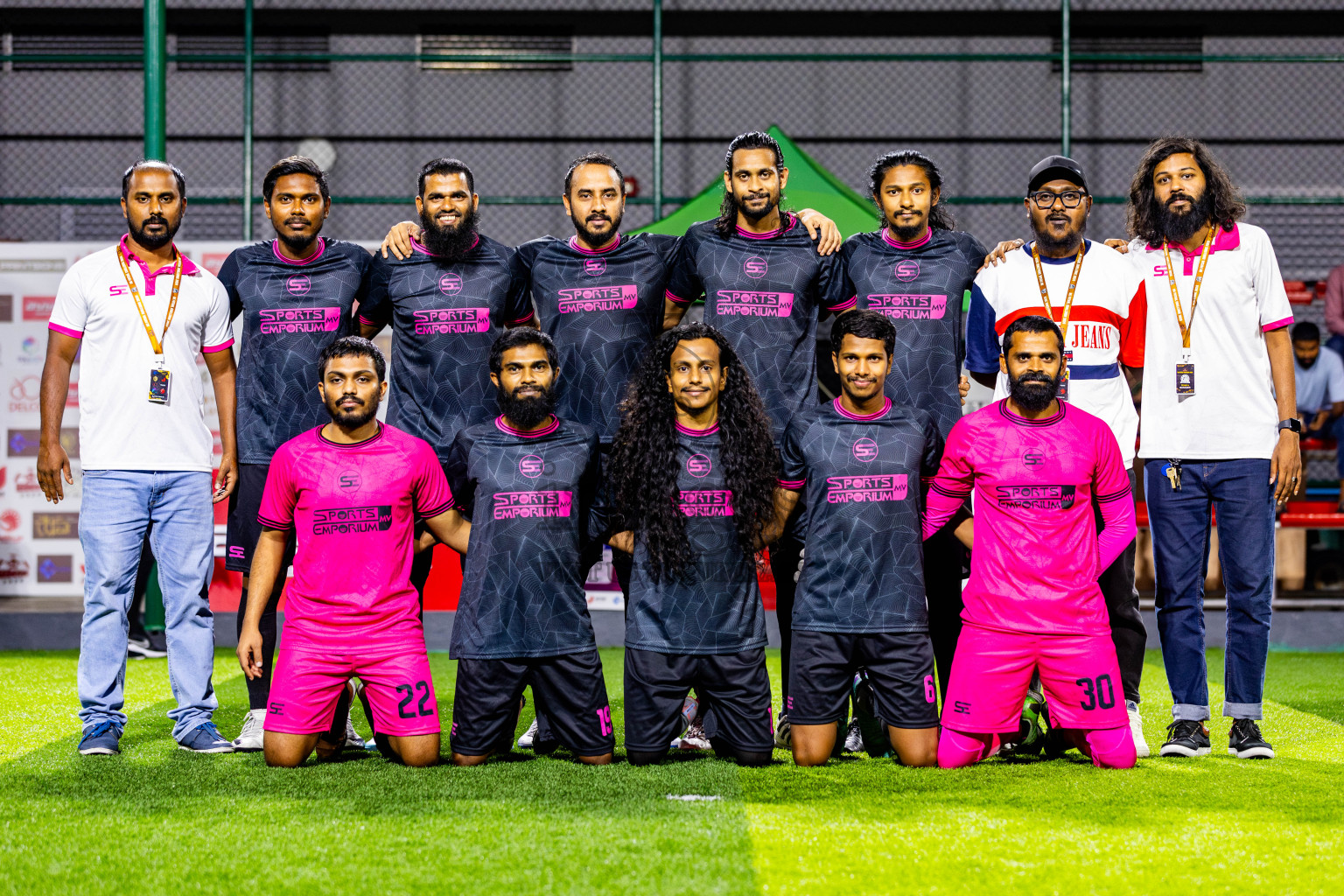 JJ Sports Club vs FC Calms in Semi Finals of BG Futsal Challenge 2024 was held on Tuesday , 2nd April 2024, in Male', Maldives Photos: Nausham Waheed / images.mv