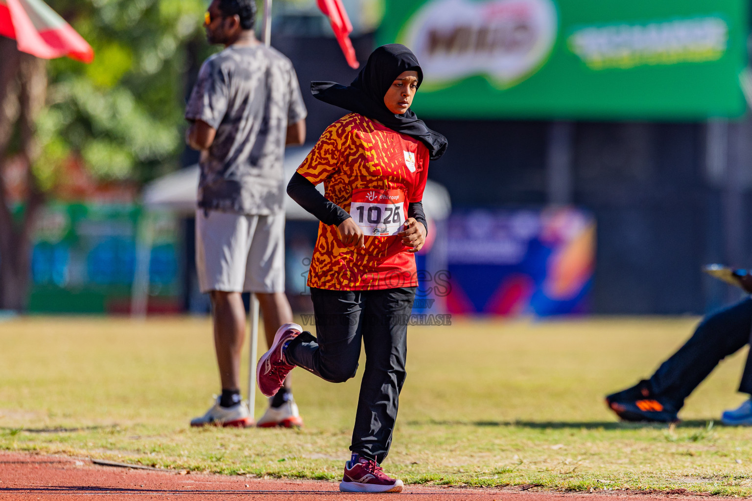 Day 1 of Inter-school Athletics Championship 2025 held in Ekuveni Synthetic Track, Male', Maldives on Monday, 06th October 2025. Photos by: Areef Adam  / Images.mv