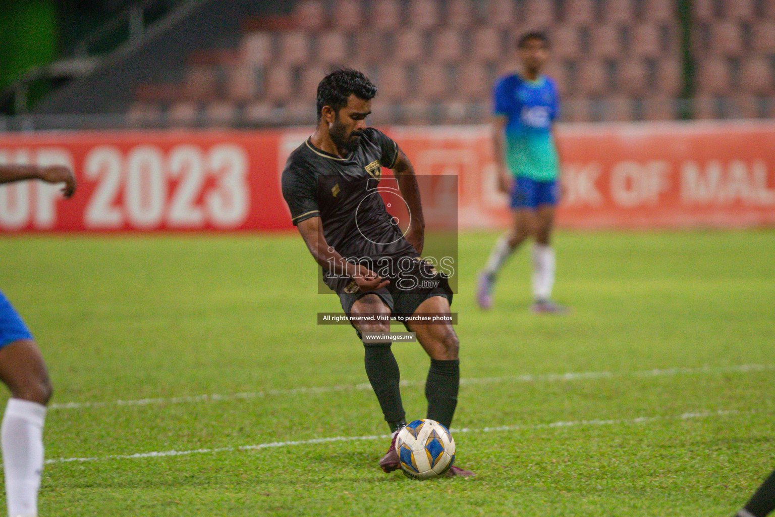 President's Cup 2023 - Club Eagles vs Super United Sports, held in National Football Stadium, Male', Maldives  Photos: Mohamed Mahfooz Moosa/ Images.mv