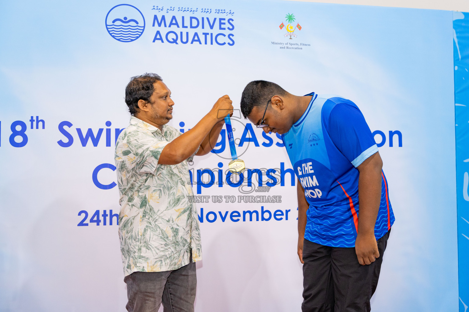 18th Swimming Association Championship 2025, Closing Ceremony was held on Saturday, 29th November 2025 at Swimming Track Hulhumale', Maldives. Photos: Areef Adam / images.mv