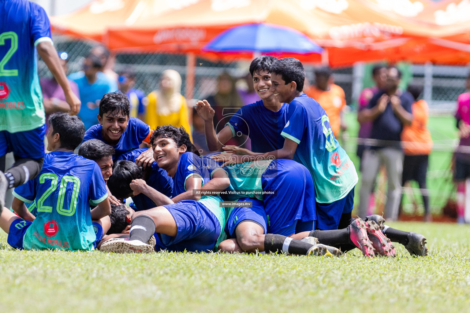 Day 2 of MILO Academy Championship 2023 (u14) was held in Henveyru Stadium Male', Maldives on 4th November 2023. Photos: Nausham Waheed / images.mv