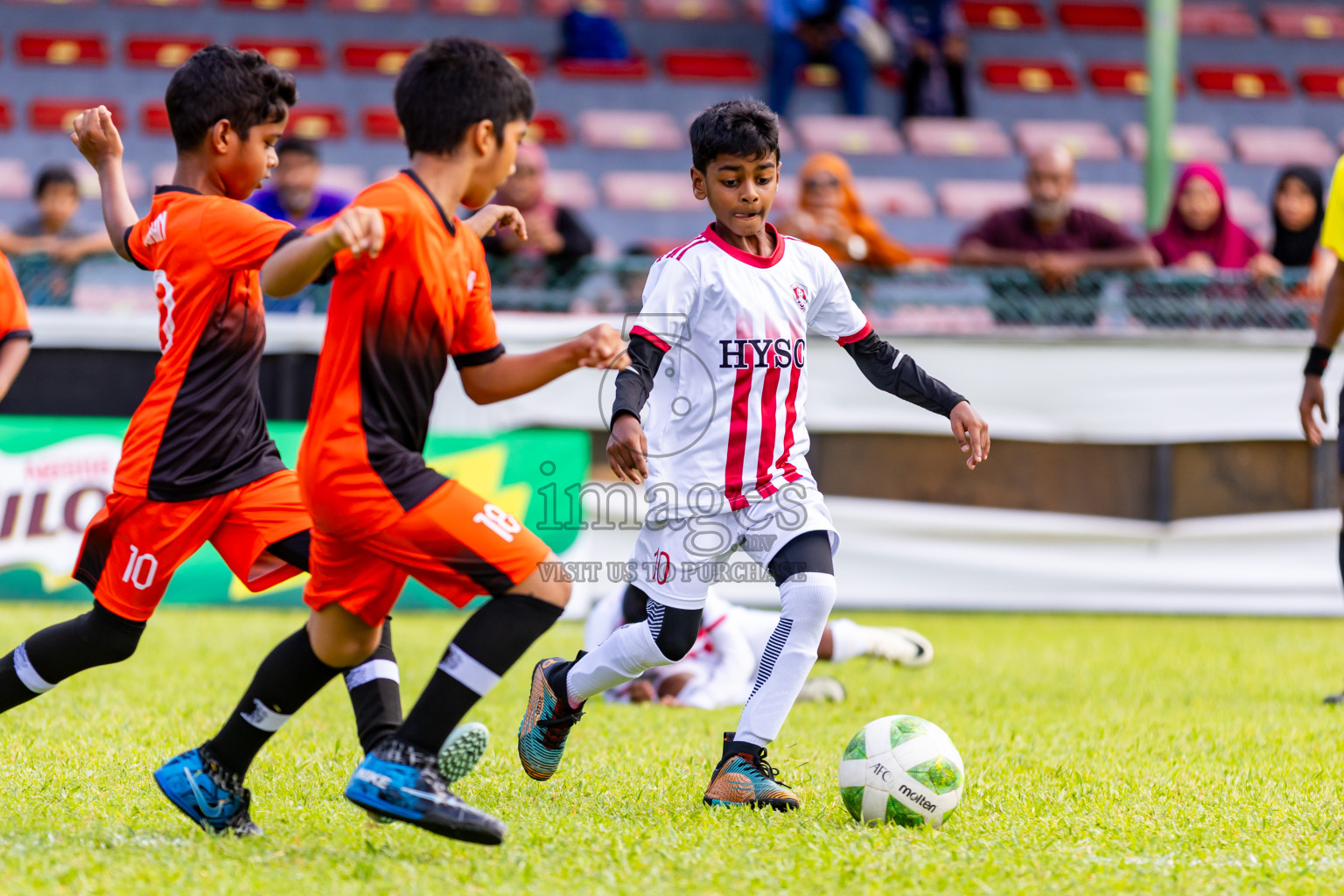 Day 2 of Under 10 MILO Academy Championship 2024 was held at National Stadium in Male', Maldives on Saturday, 27th April 2024. Photos: Nausham Waheed / images.mv