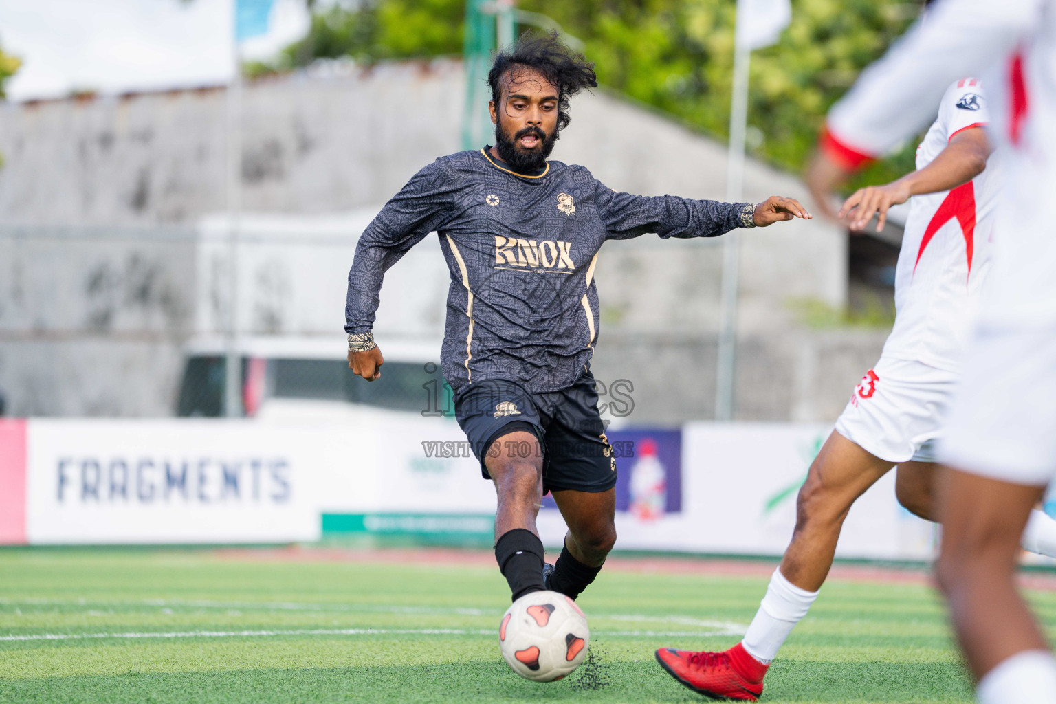 Outreef SC VS Lecrose SC in Day 3 - Fonadhoo Youth Futsal Challenge 2025 held in Fonadhoo Futsal Stadium, L. Fonadhoo, Maldives on Tuesday, 28th October 2025 Photos: Arif Rasheed / images.mv
