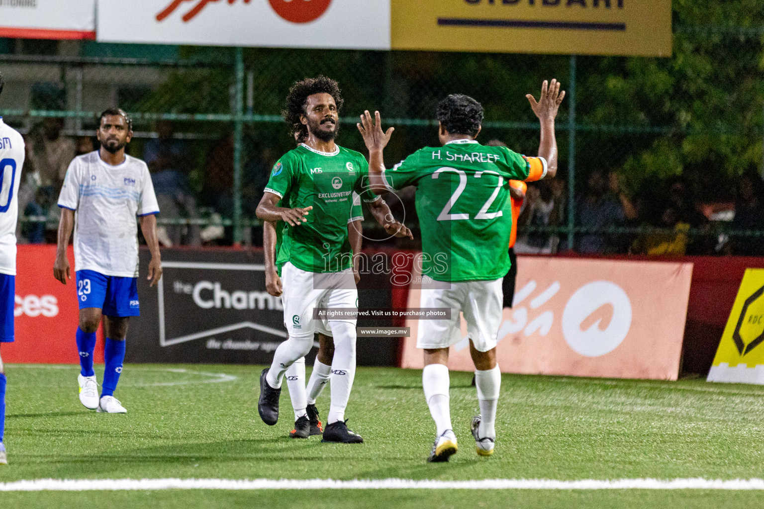 Hulhumale Hospital vs PSM in Club Maldives Cup Classic 2023 held in Hulhumale, Maldives, on Saturday, 22nd July 2023 Photos: Hassan Simah/ images.mv