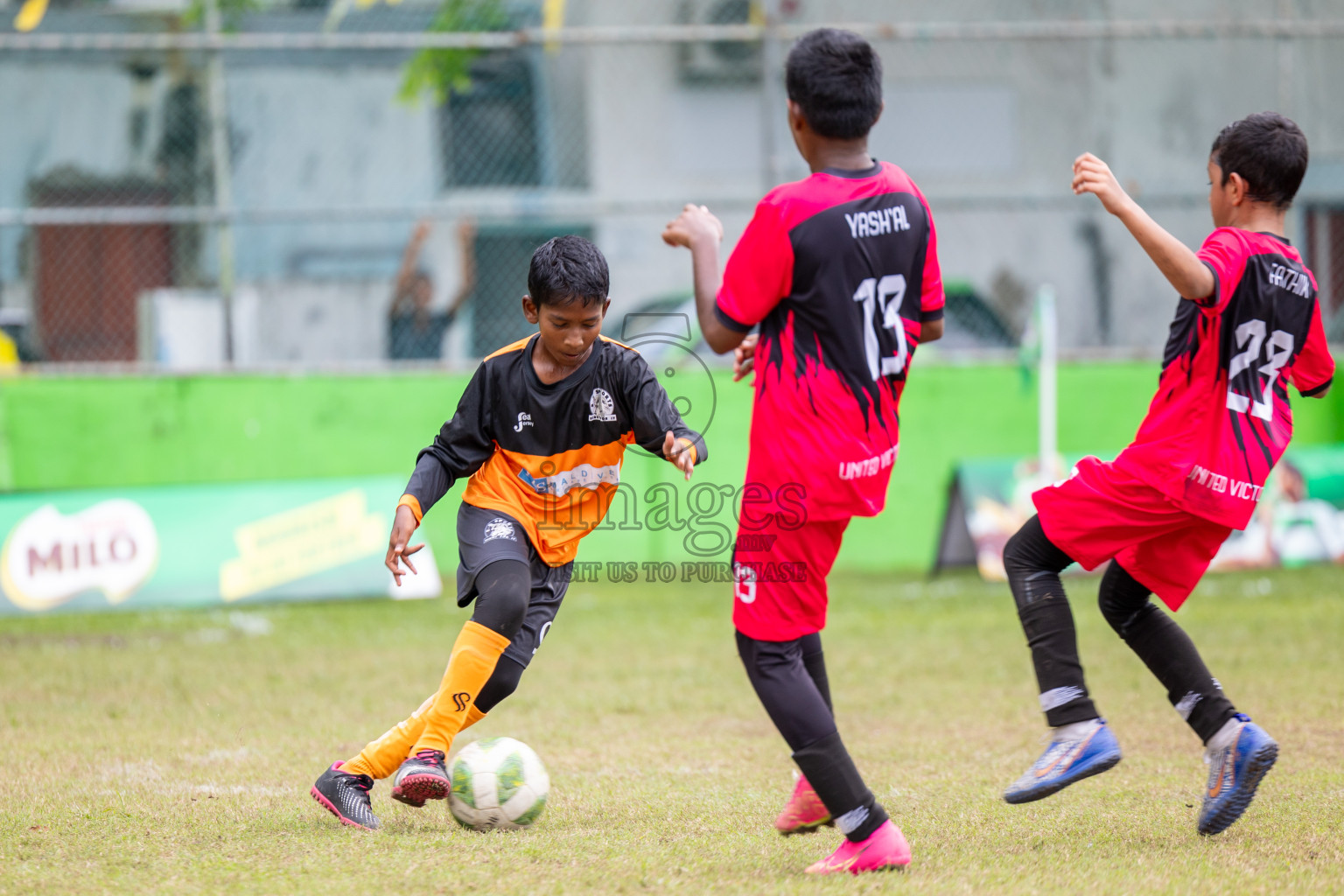 Day 2 of MILO Academy Championship 2024 - U12 was held at Henveiru Grounds in Male', Maldives on Friday, 5th July 2024.
Photos: Ismail Thoriq / images.mv