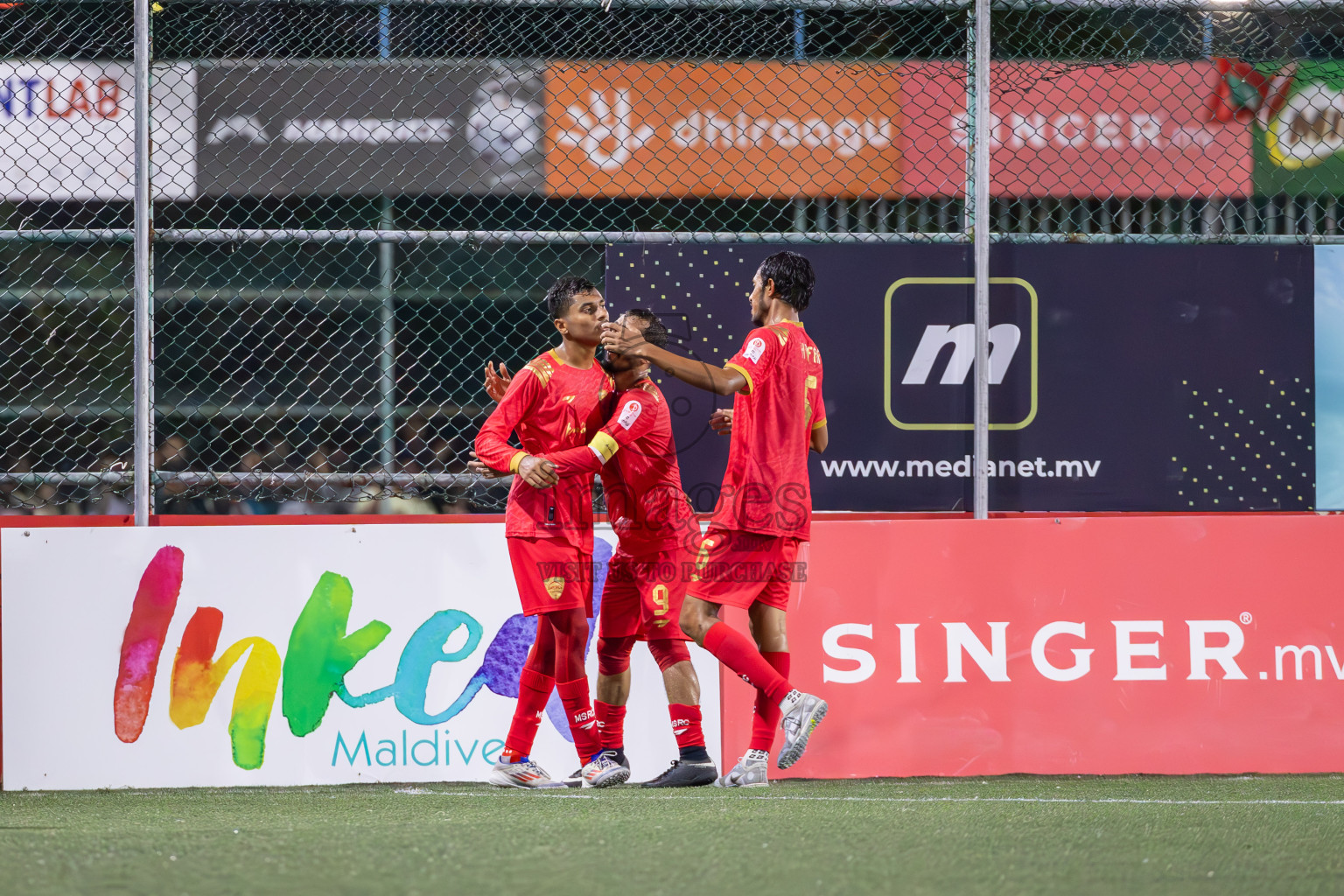 FSM vs Maldivian in Round of 16 of Club Maldives Cup 2024 held in Rehendi Futsal Ground, Hulhumale', Maldives on Monday, 7th October 2024. Photos: Ismail Thoriq / images.mv