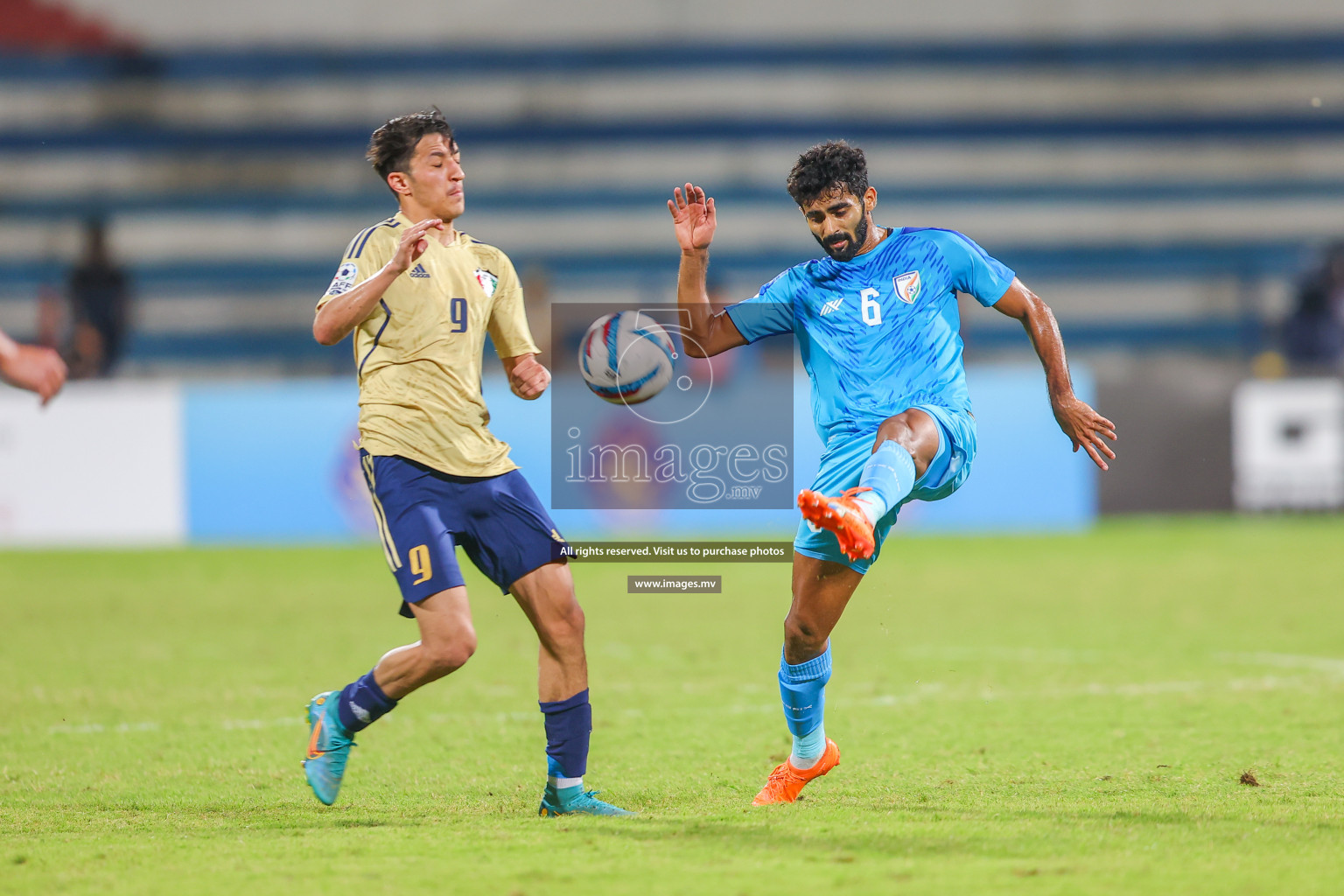 India vs Kuwait in SAFF Championship 2023 held in Sree Kanteerava Stadium, Bengaluru, India, on Tuesday, 27th June 2023. Photos: Nausham Waheed/ images.mv