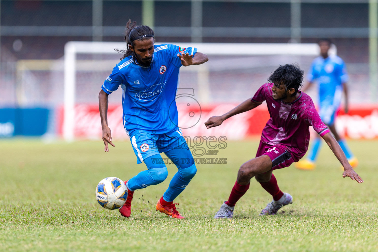 Man Ode SC vs B G Sports Club in the Quarter Final of Second Division 2023 in Male' Maldives on Monday, 5th February 2023. Photos: Nausham Waheed / images.mv