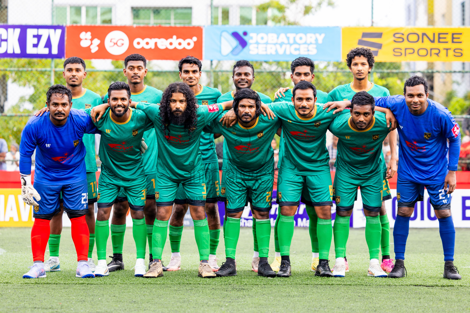 ADh Omadhoo VS ADh Mandhoo in Day 6 of Golden Futsal Challenge 2025 on Friday, 6th January 2025, in Hulhumale', Maldives Photos: Nausham Waheed / images.mv