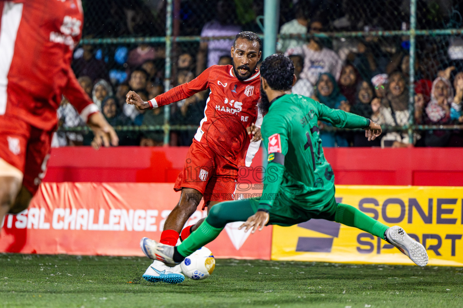 HA Vashafaru VS HA Kelaa in Atoll Round Semi-Final on Day 23 of Golden Futsal Challenge 2025 was held on Monday , 27th January 2025, in Hulhumale', Maldives. Photos: Nausham Waheed / images.mv