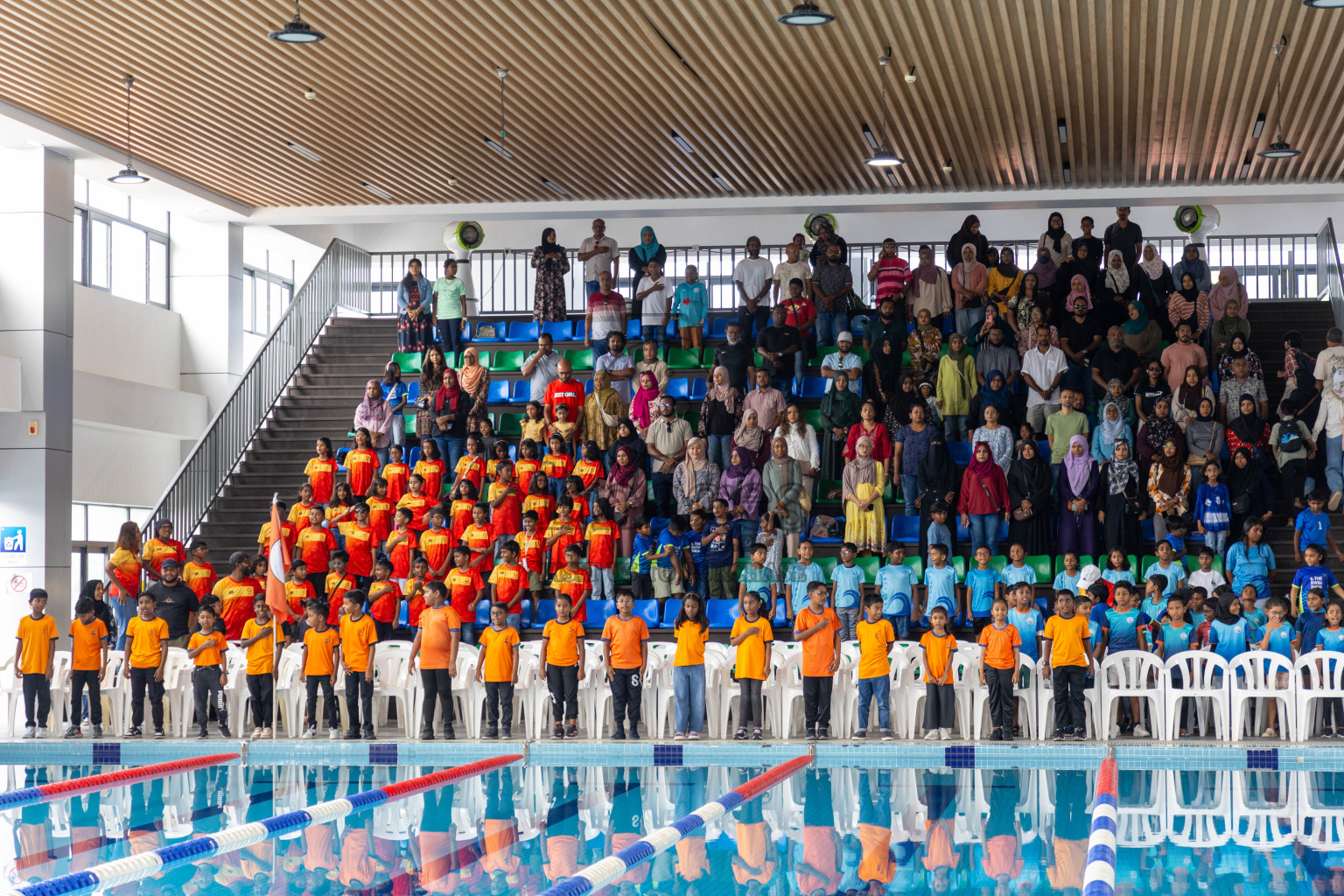 Closing of BML 5th National Swimming Kids Festival 2024 held in Hulhumale', Maldives on Saturday, 23rd November 2024.
Photos: Ismail Thoriq / images.mv