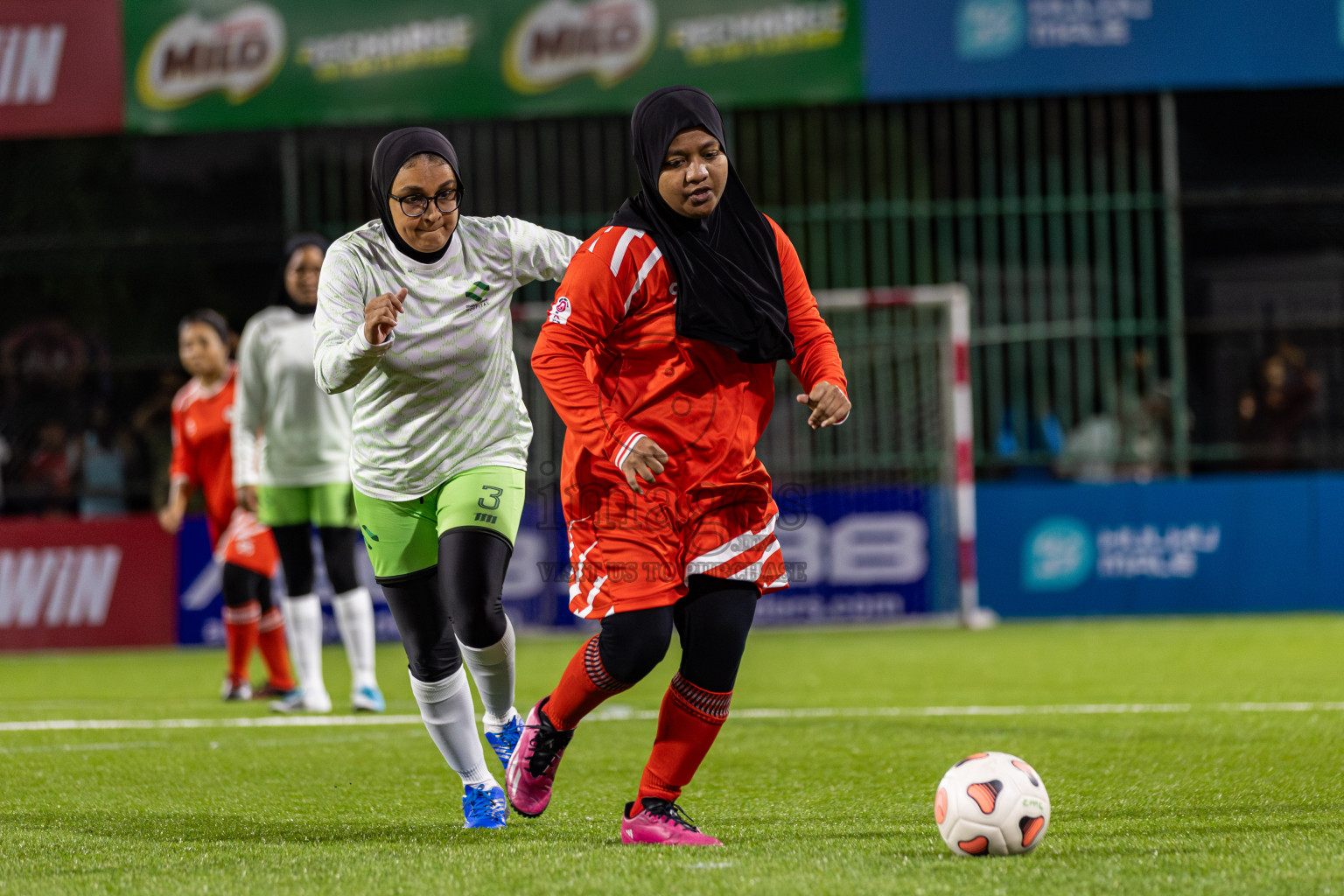 Team Dharumavantha vs Health Recreation Club  in Day 2 of Kings Cup of Club Maldives Cup 2025 held in Rehendi Futsal Ground, Hulhumale', Maldives on Sanday, 31th August 2025. Photos: Areef / images.mv