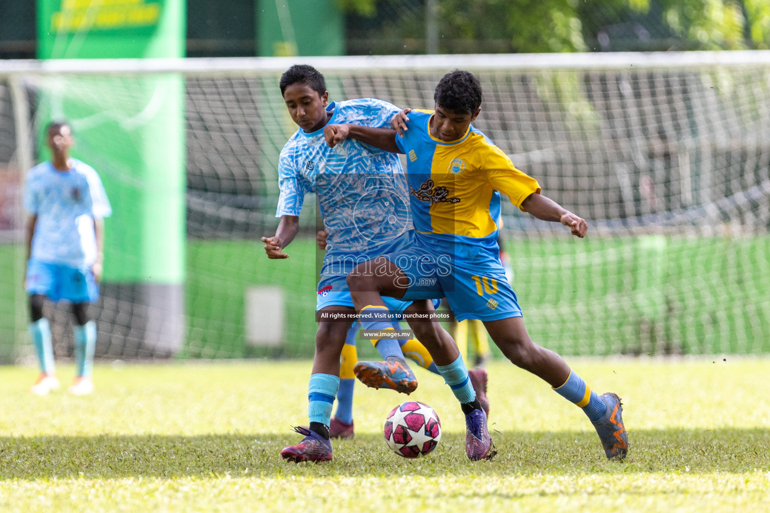 Day 2 of MILO Academy Championship 2023 (u14) was held in Henveyru Stadium Male', Maldives on 4th November 2023. Photos: Nausham Waheed / images.mv