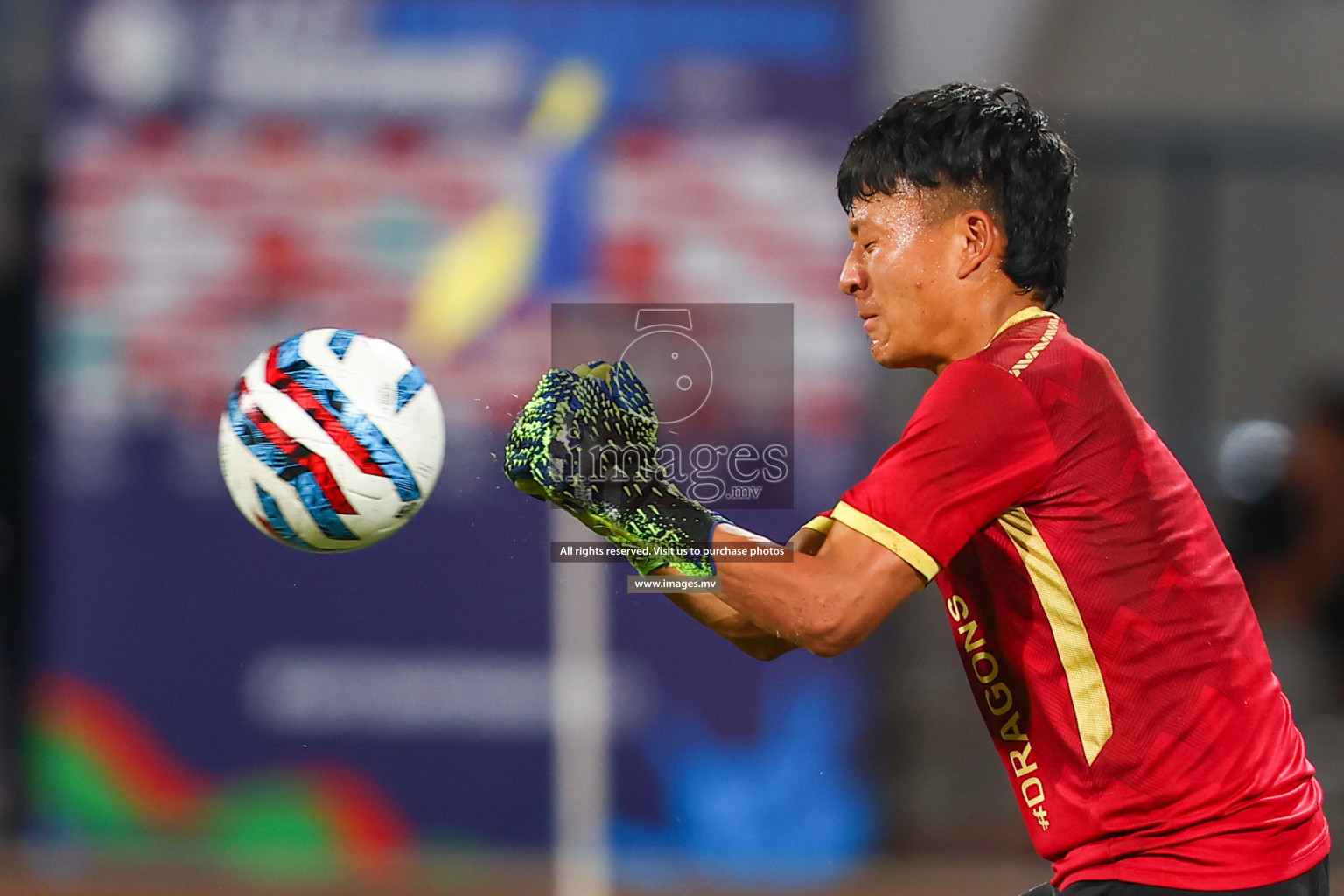 Bhutan vs Lebanon in SAFF Championship 2023 held in Sree Kanteerava Stadium, Bengaluru, India, on Sunday, 25th June 2023. Photos: Nausham Waheed, Hassan Simah / images.mv