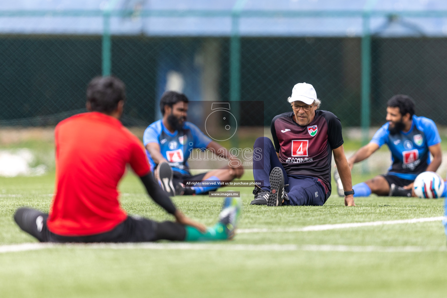 Maldives and Bangladesh Practice Sessions on 23 June 2023 before their match in Bangabandhu SAFF Championship 2023 held in Bengaluru Football Tournament