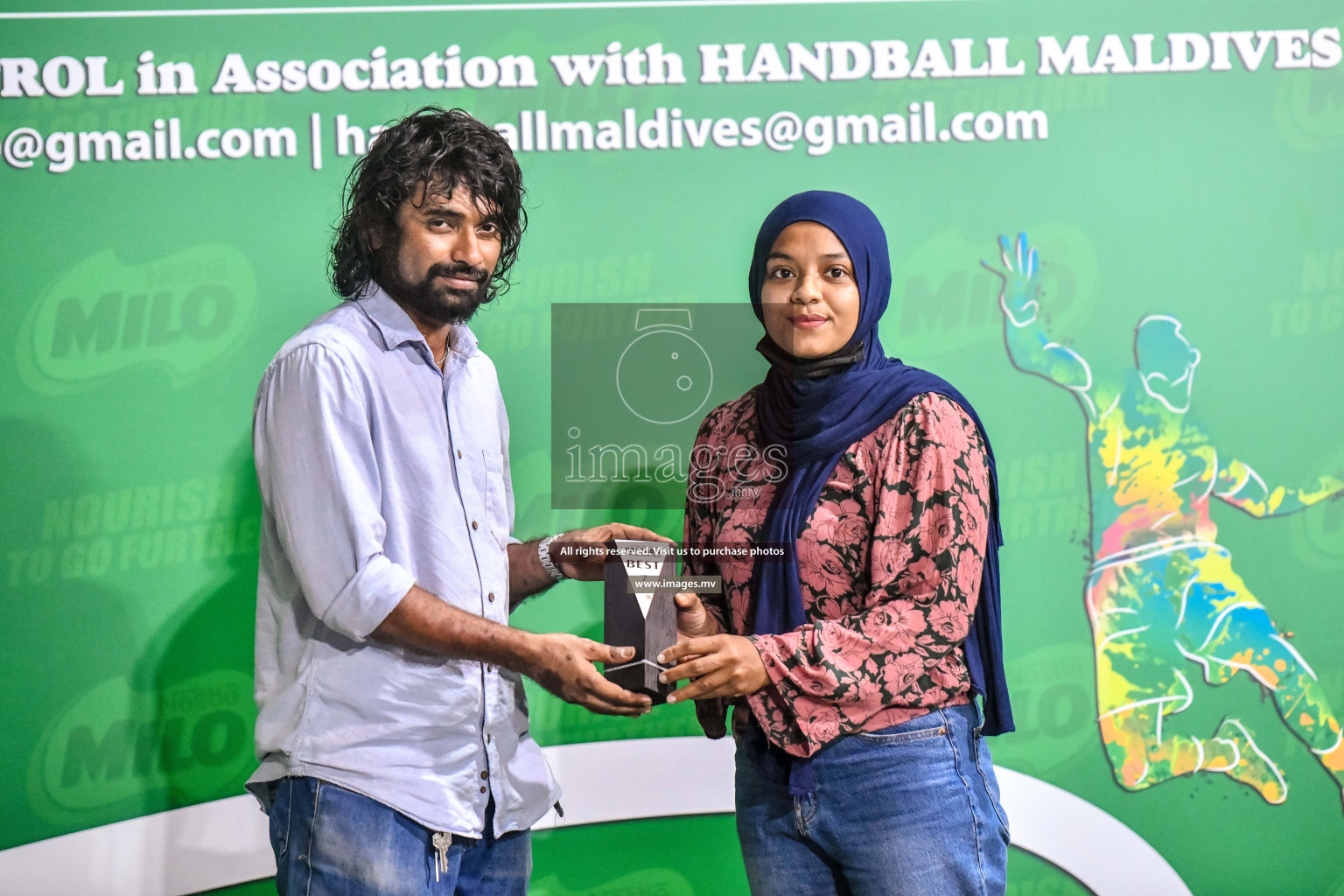 Final of Milo 6th Inter Office Handball Tournament 2022 - Photos by Nausham Waheed