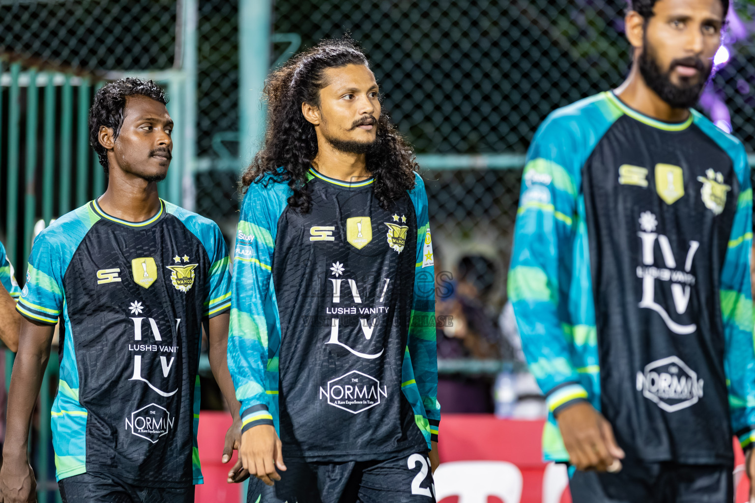 Team Naivaadhoo vs Club Combination in Day 1 of Kings Cup of Club Maldives Cup 2025 held in Rehendi Futsal Ground, Hulhumale', Maldives on Saturday, 30th August 2025. Photos: Areef / images.mv