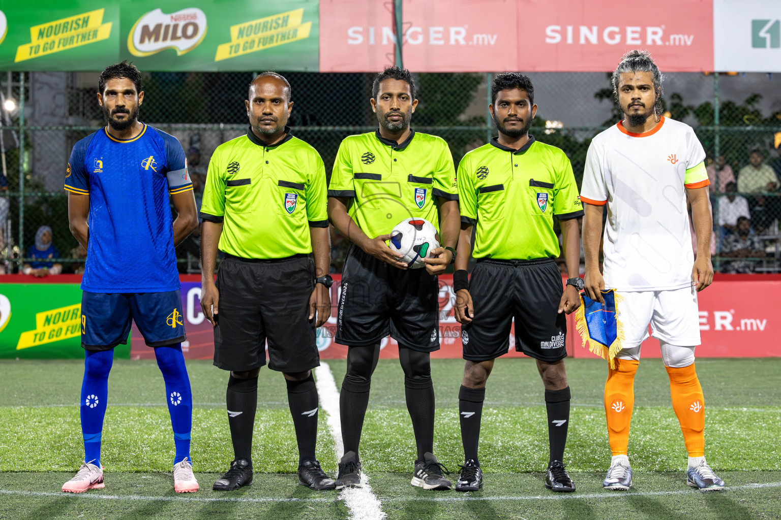 Customs RC vs Dhiraagu in Club Maldives Cup 2024 held in Rehendi Futsal Ground, Hulhumale', Maldives on Saturday, 28th September 2024. Photos: Ismail Thoriq / images.mv