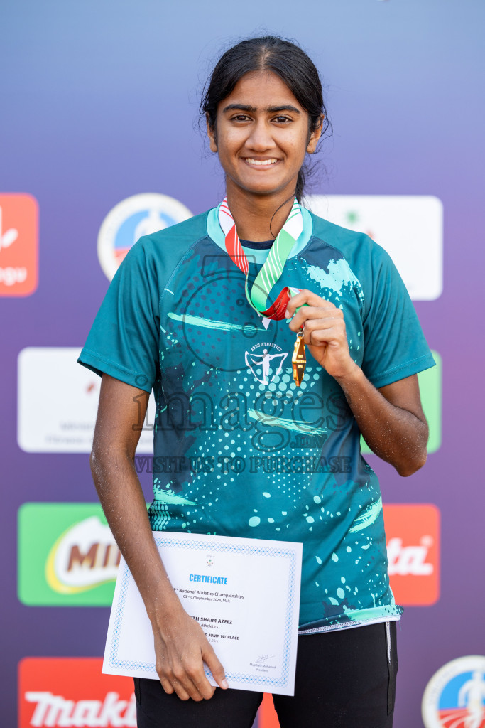 Day 3 of 33rd National Athletics Championship was held in Ekuveni Track at Male', Maldives on Saturday, 7th September 2024.
Photos: Suaadh Abdul Sattar / images.mv