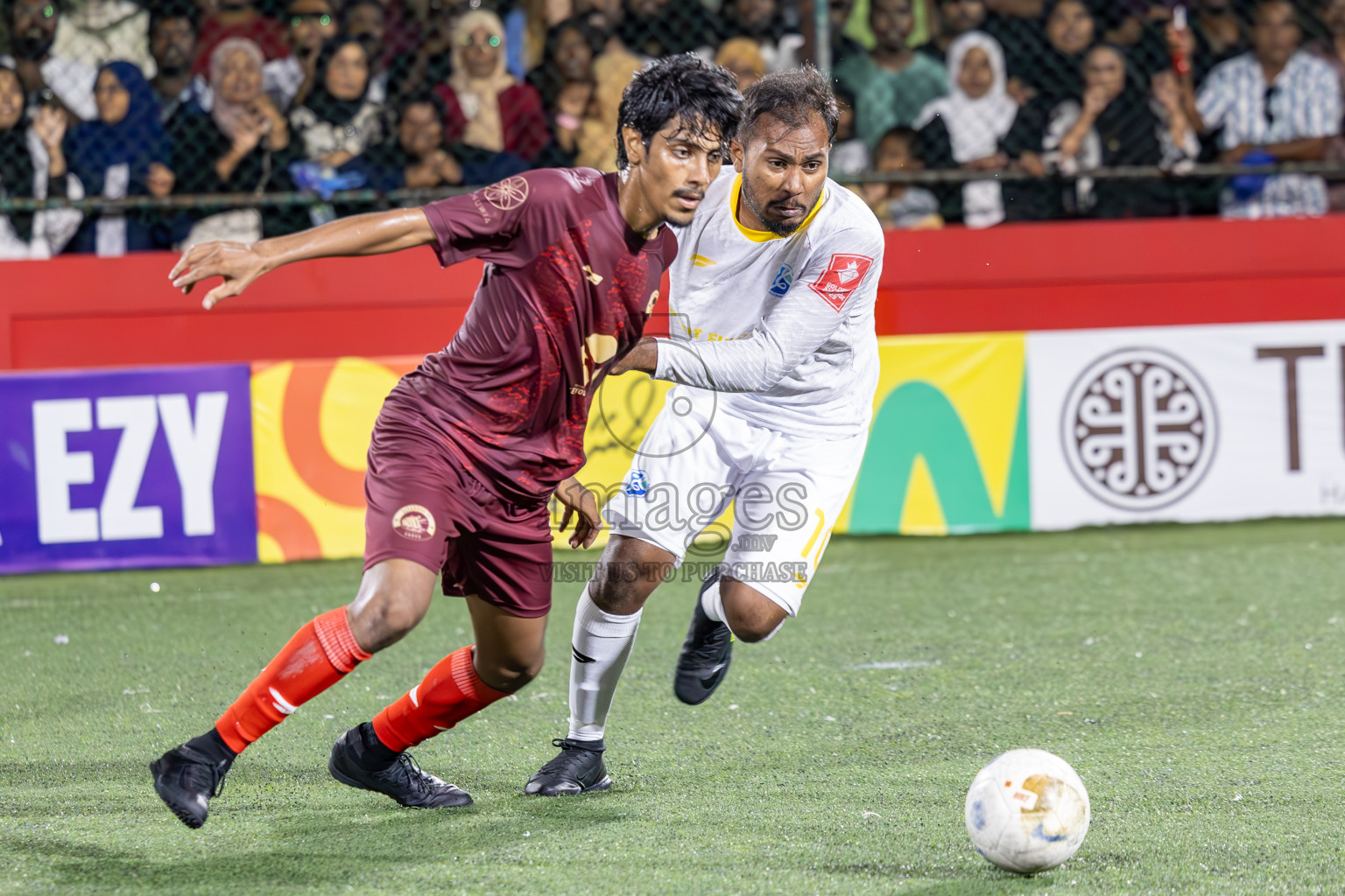 V Fulidhoo vs V Keyodhoo in Day 15 of Golden Futsal Challenge 2025 was held on Sunday, 19th January 2025, in Hulhumale', Maldives. Photos: Ismail Thoriq / images.mv