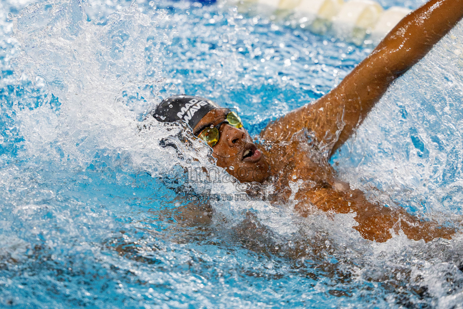 Day 4 of National Swimming Competition 2024 held in Hulhumale', Maldives on Monday, 16th December 2024. 
Photos: Hassan Simah / images.mv