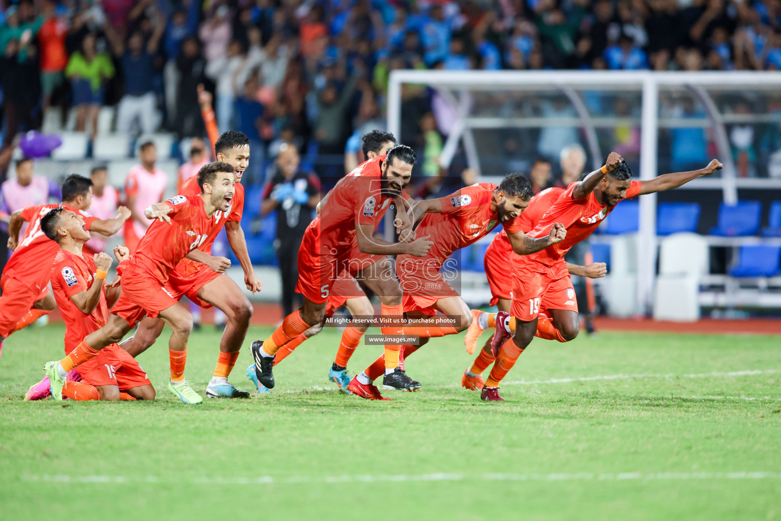 Kuwait vs India in the Final of SAFF Championship 2023 held in Sree Kanteerava Stadium, Bengaluru, India, on Tuesday, 4th July 2023. Photos: Nausham Waheed / images.mv