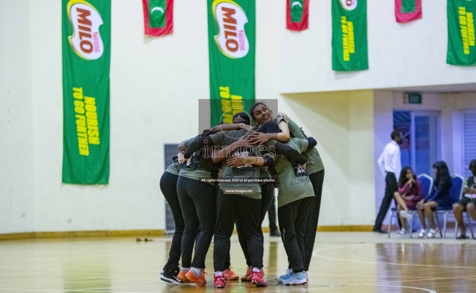 Kulhudhuffushi Youth & R.C vs Club Green Streets in the Finals of Milo National Netball Tournament 2021 (Women's) held on 5th December 2021 in Male', Maldives Photos: Ismail Thoriq / images.mv