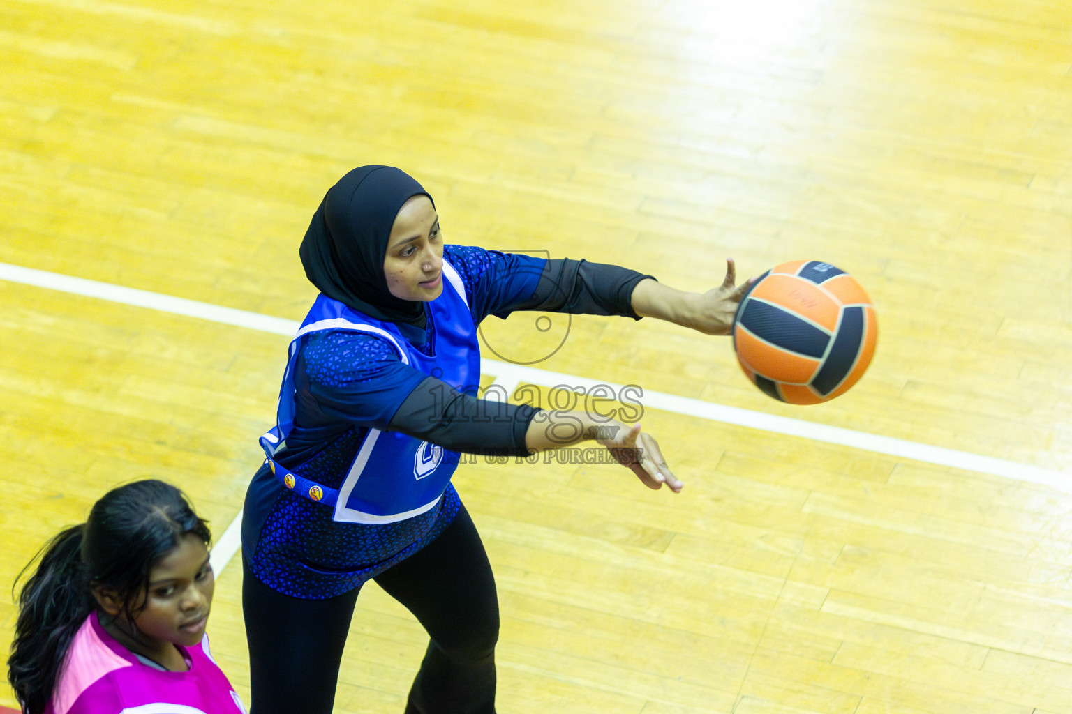 Day 4 of 21st National Netball Tournament was held in Social Canter at Male', Maldives on Saturday, 11th May 2024. Photos: Mohamed Mahfooz Moosa / images.mv