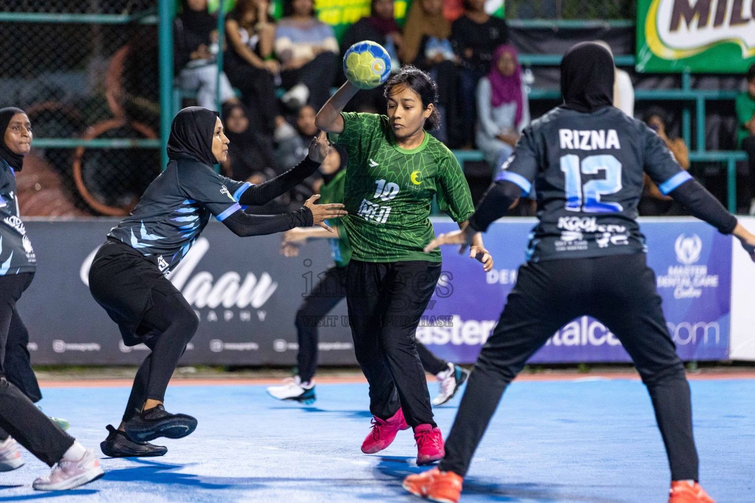 Day 20 of 10th National Handball Tournament 2023, held in Handball ground, Male', Maldives on Wednesday, 20th December 2023 Photos: Nausham Waheed/ Images.mv