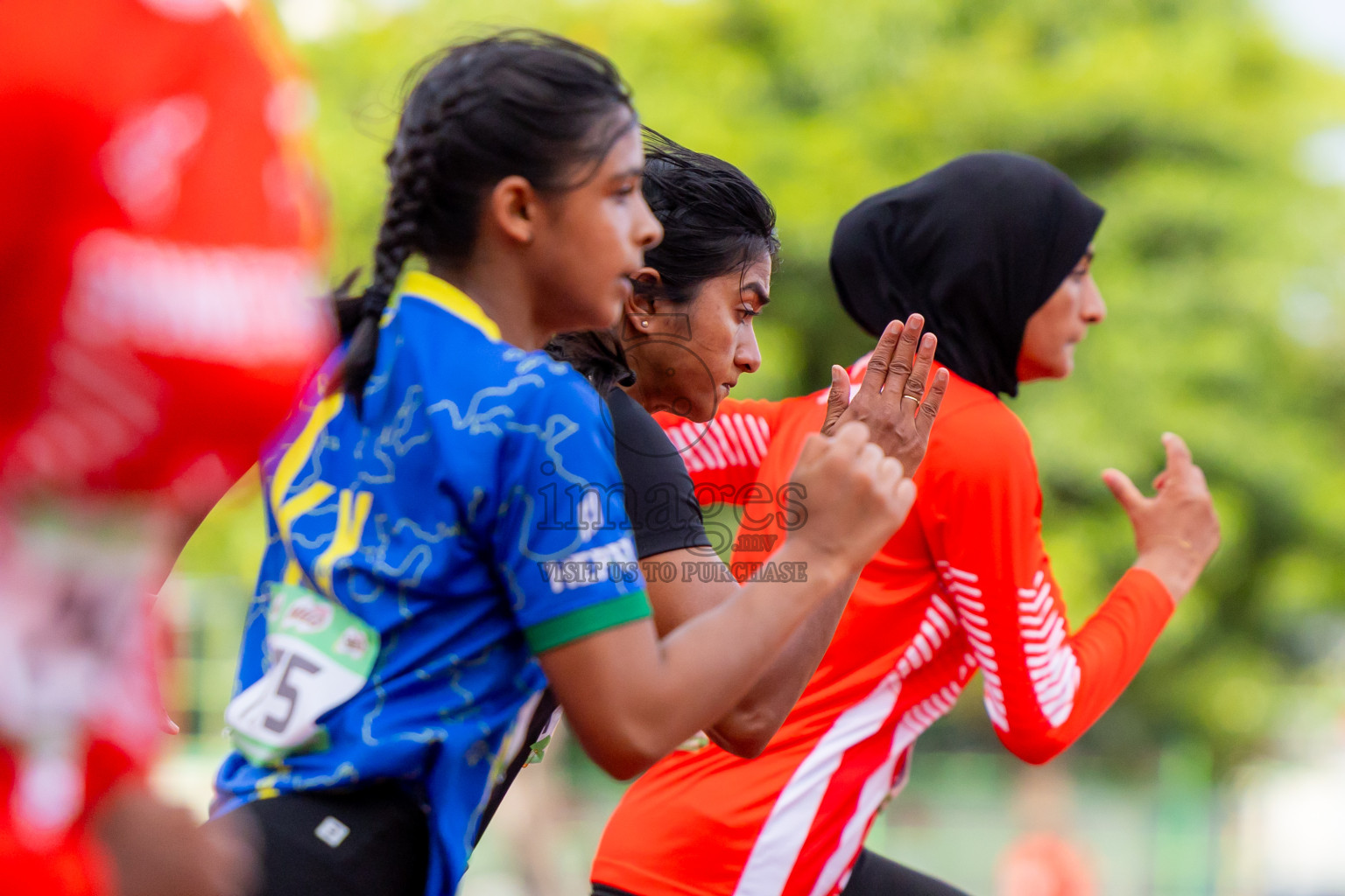 Day 3 of 12th Milo Association Championships was held in Ekuveni Track at Male', Maldives on Saturday, 26th April 2025. Photos: Nausham Waheed / images.mv