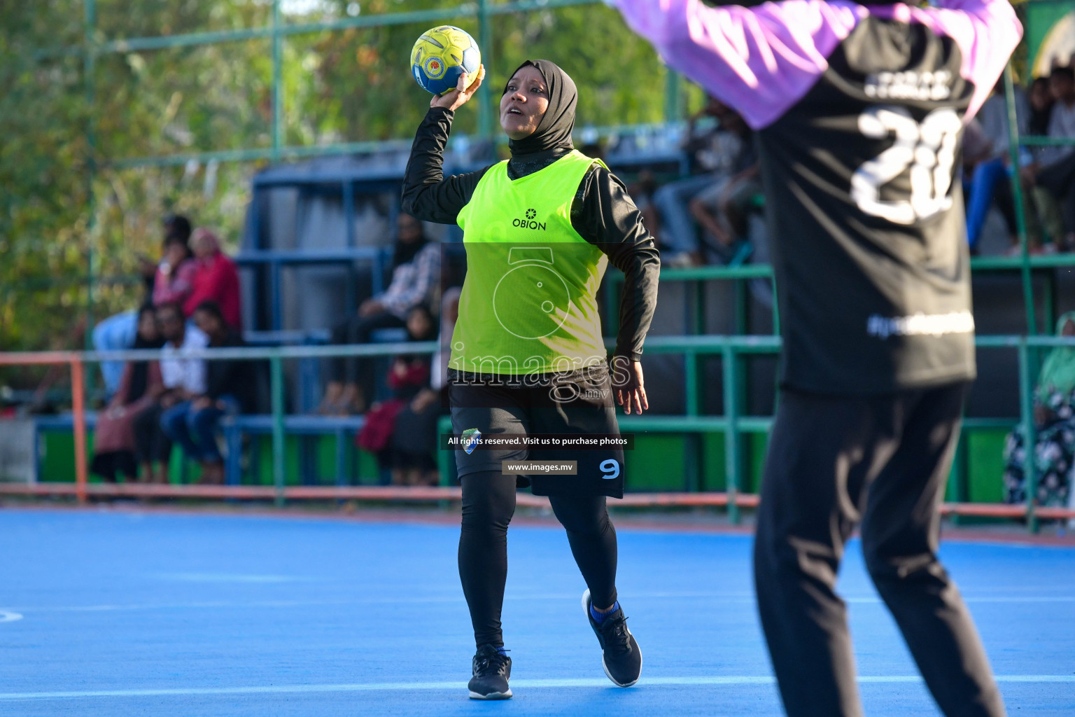 Day 8 of 6th MILO Handball Maldives Championship 2023, held in Handball ground, Male', Maldives on 27th May 2023 Photos: Nausham Waheed/ Images.mv