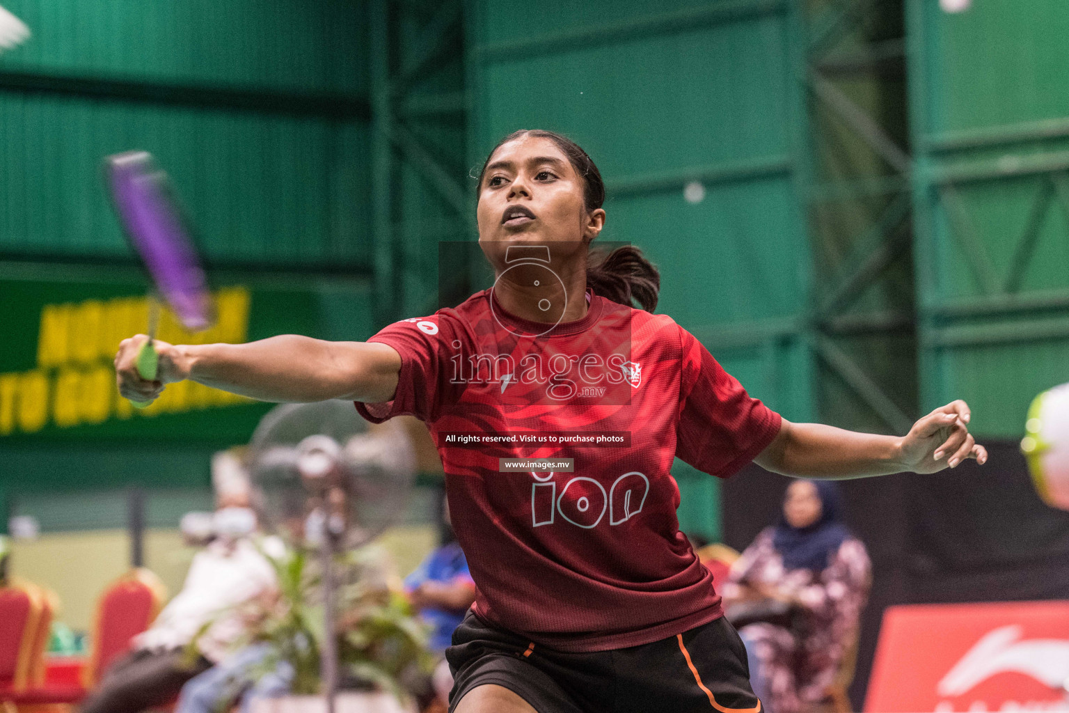 Day 4 of Badminton association mixed group championship 2021 held in Male', Maldives Photos by Nausham Waheed