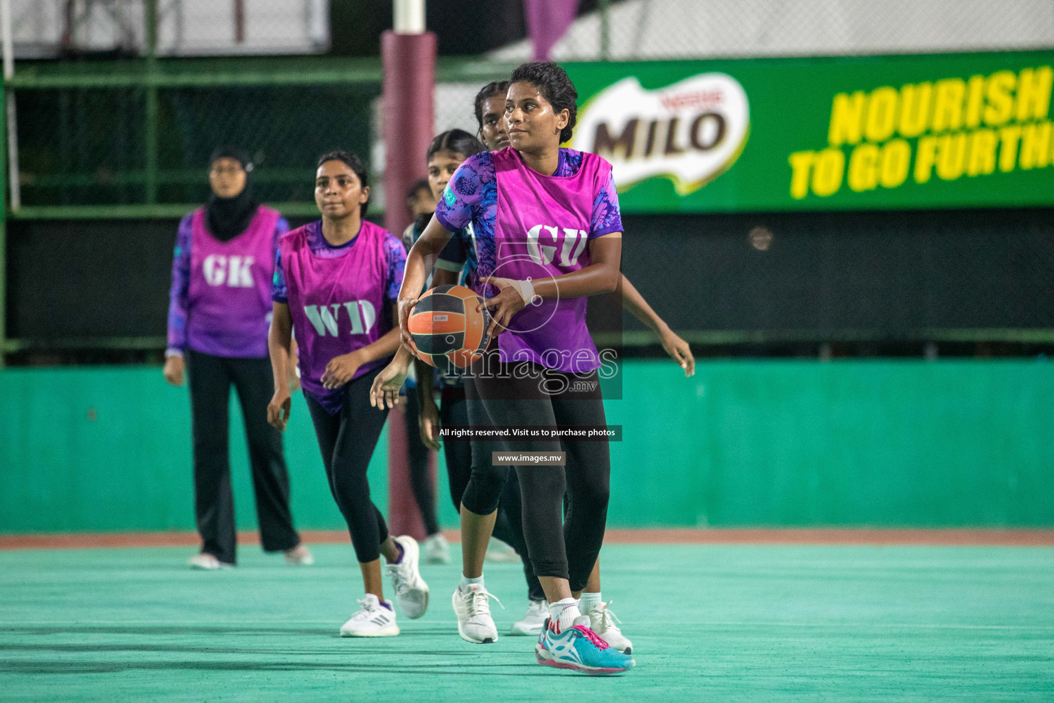 Day 4 of 20th Milo National Netball Tournament 2023, held in Synthetic Netball Court, Male', Maldives on 2nd  June 2023 Photos: Nausham Waheed/ Images.mv