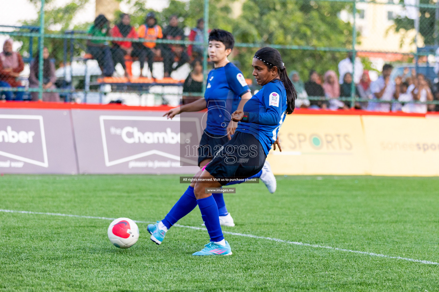 Team Fenaka vs Club MYS in Eighteen Thirty Women's Futsal Fiesta 2022 was held in Hulhumale', Maldives on Monday, 17th October 2022. Photos: Mohamed Mahfooz Moosa / images.mv