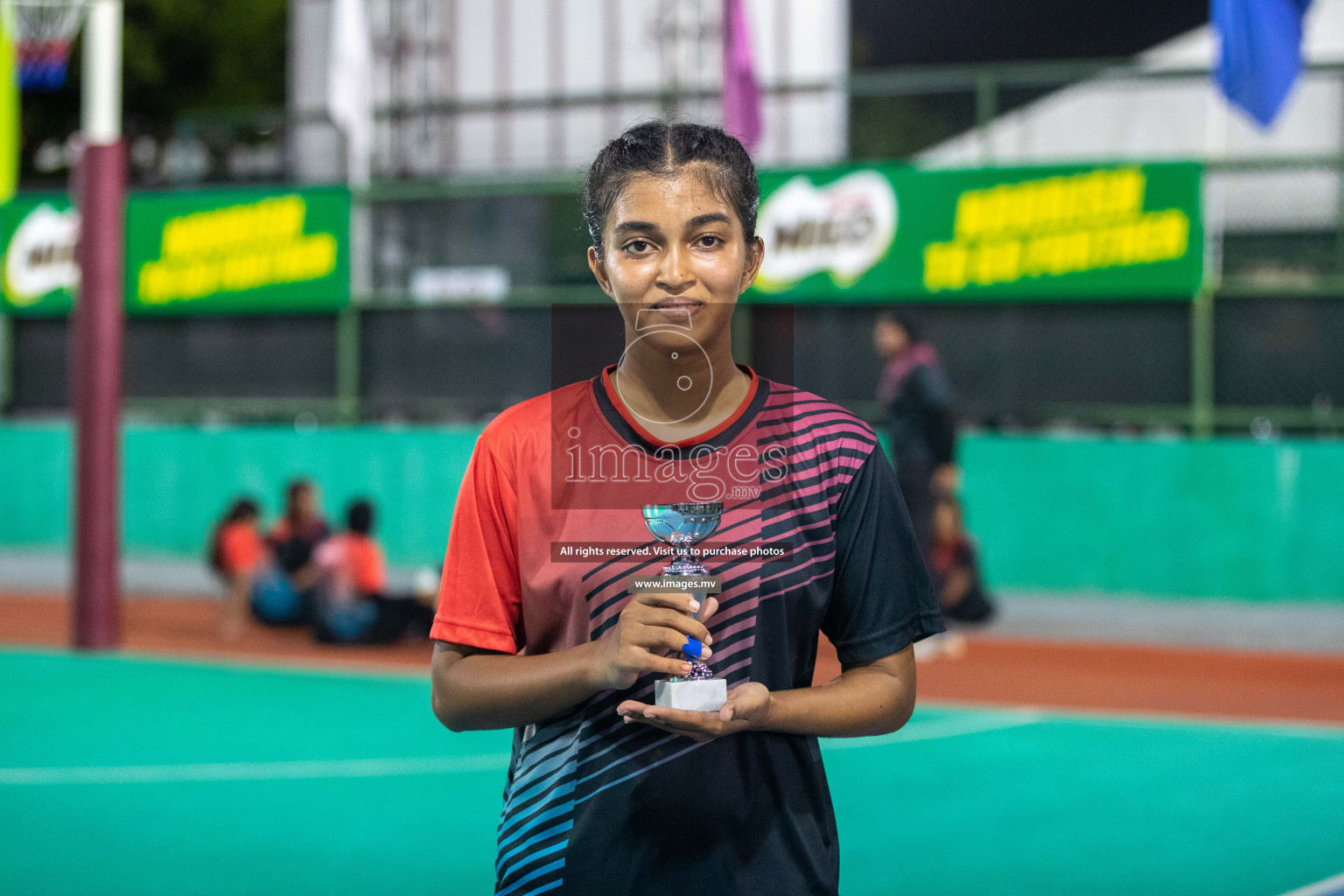 Day 5 of 20th Milo National Netball Tournament 2023, held in Synthetic Netball Court, Male', Maldives on 3rd  June 2023 Photos: Nausham Waheed/ Images.mv