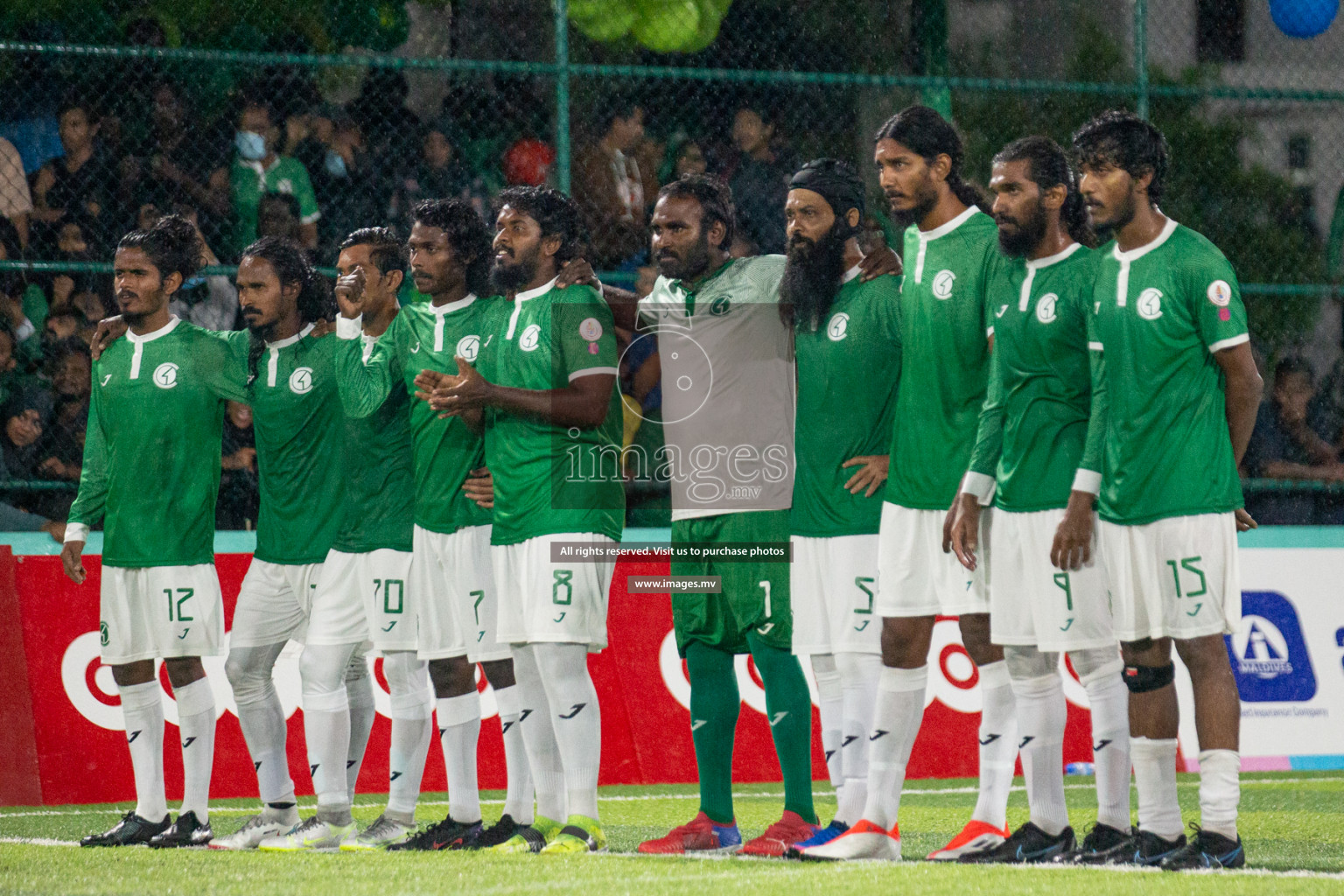 Team FSM vs Club HDC in the Quarter Finals of Club Maldives 2021 held at Hulhumale;, on 12th December 2021 Photos: Nasam / images.mv