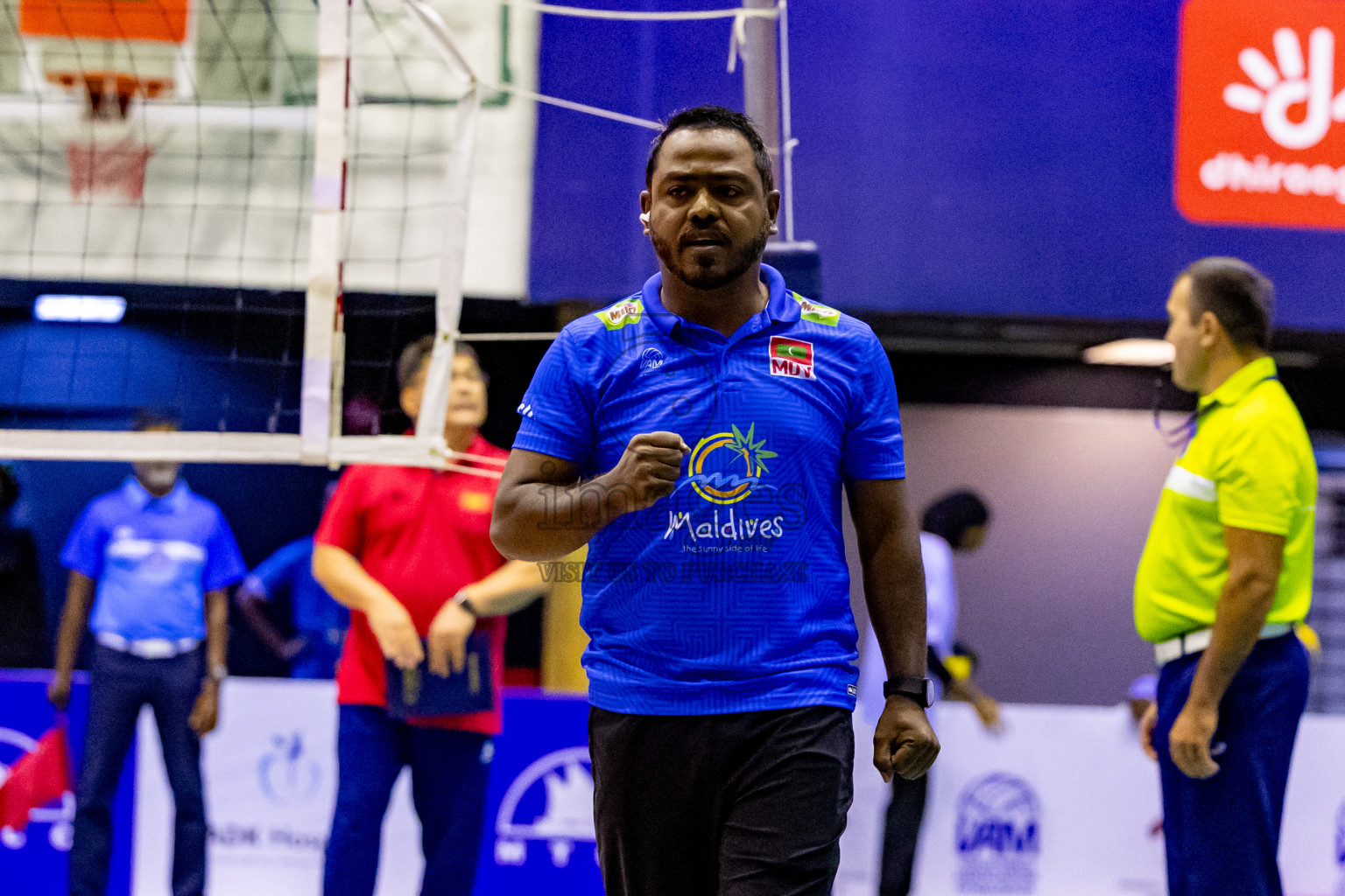 Final of CAVA Woman's Volleyball Challenge Cup 2024 was held in Social Center, Male', Maldives on Wednesday, 11th September 2024. Photos: Nausham Waheed / images.mv