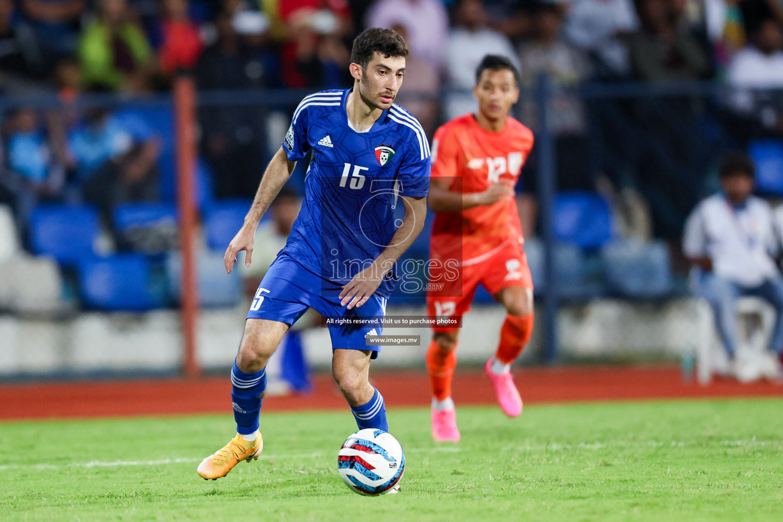 Kuwait vs India in the Final of SAFF Championship 2023 held in Sree Kanteerava Stadium, Bengaluru, India, on Tuesday, 4th July 2023. Photos: Nausham Waheed / images.mv