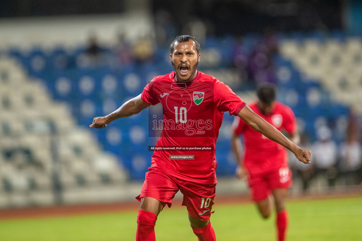 Maldives vs Bhutan in SAFF Championship 2023 held in Sree Kanteerava Stadium, Bengaluru, India, on Wednesday, 22nd June 2023. Photos: Nausham Waheed / images.mv