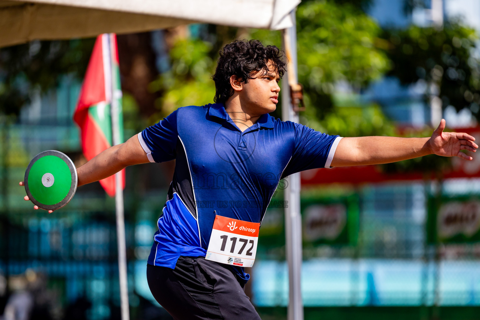 Day 2 of Inter-school Athletics Championship 2025 held in Ekuveni Synthetic Track, Male', Maldives on Tuesday, 07th October 2025. Photos by: Nausham Waheed / Images.mv